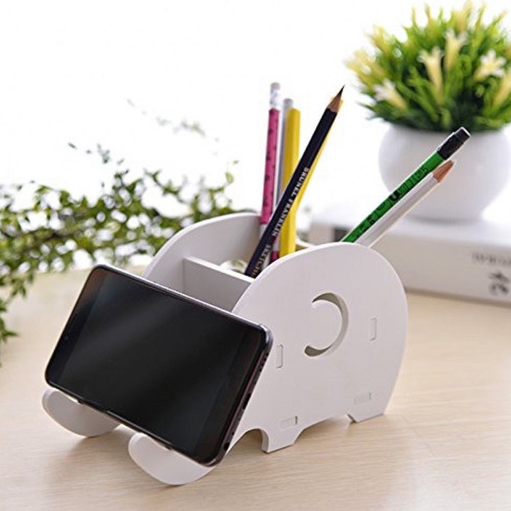 Elephant Storage/Organizer/Phone Stand - Picture 3 of 6
